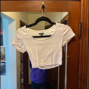 White crop Top